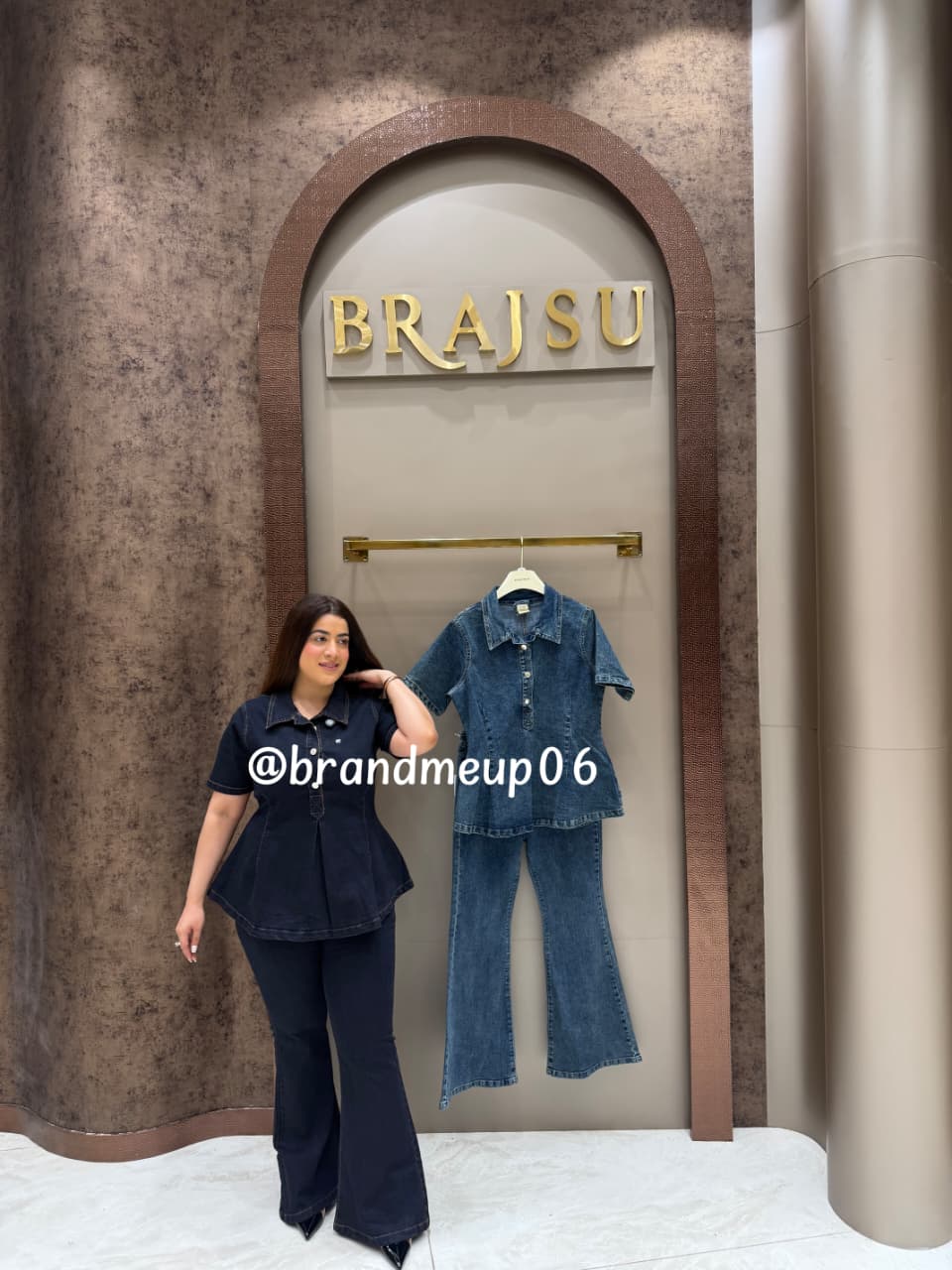 ‘PEP’ 2PCS DENIM CORD (SKU-262) (CODE-2753)