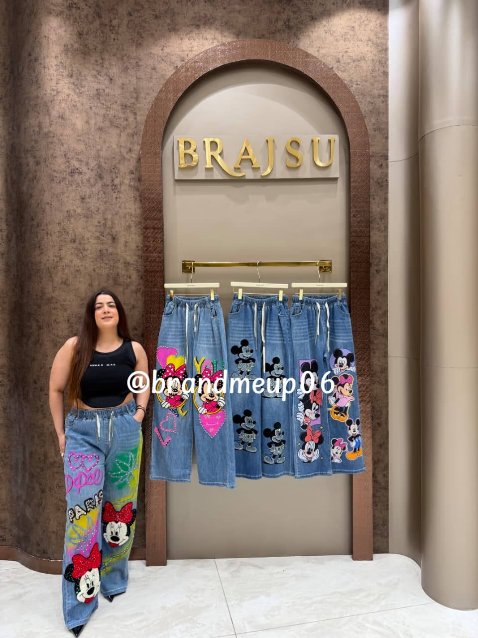 RHINESTONE DENIM PANT (SKU-282)