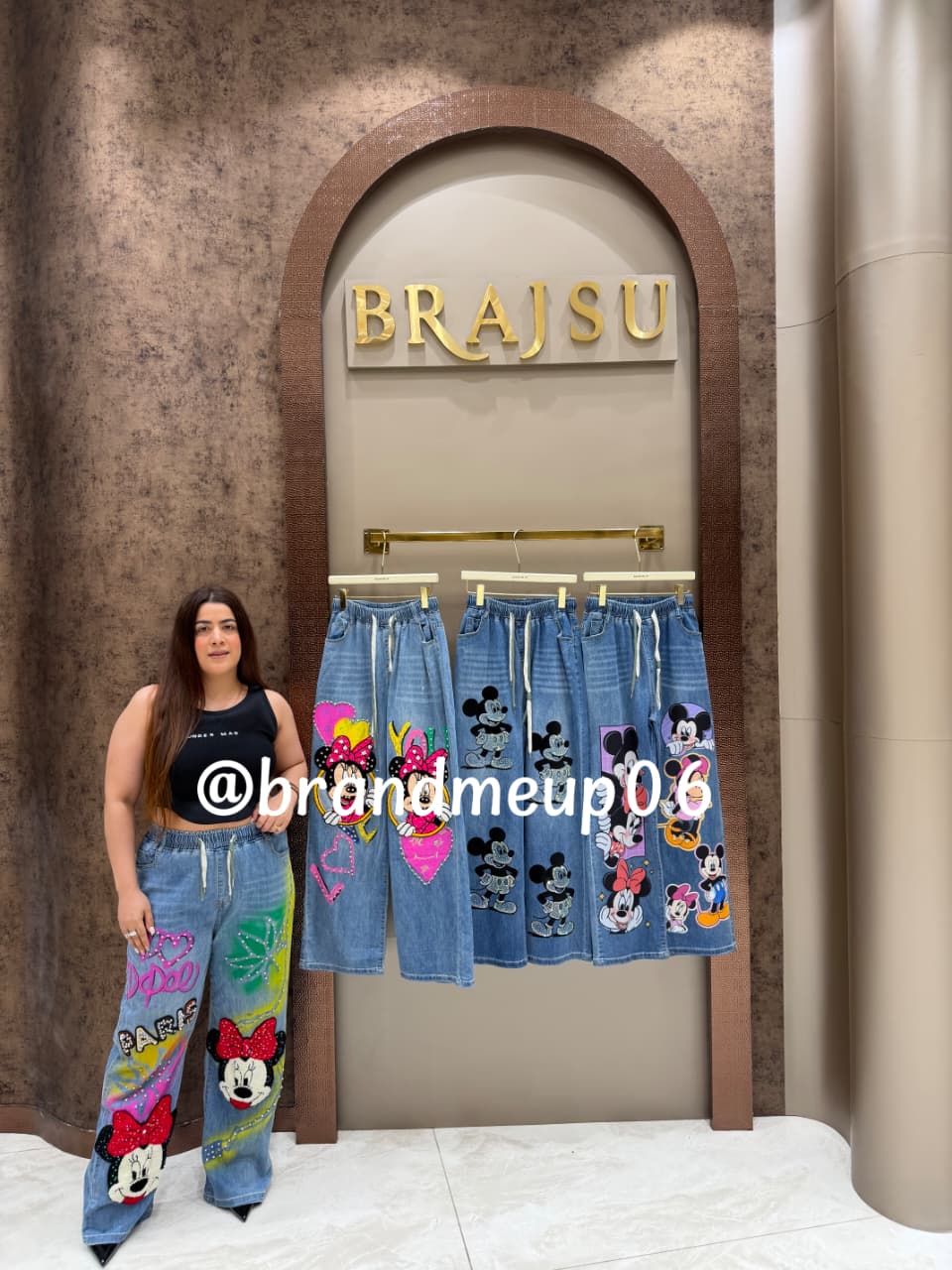 RHINESTONE DENIM PANT (SKU-282)