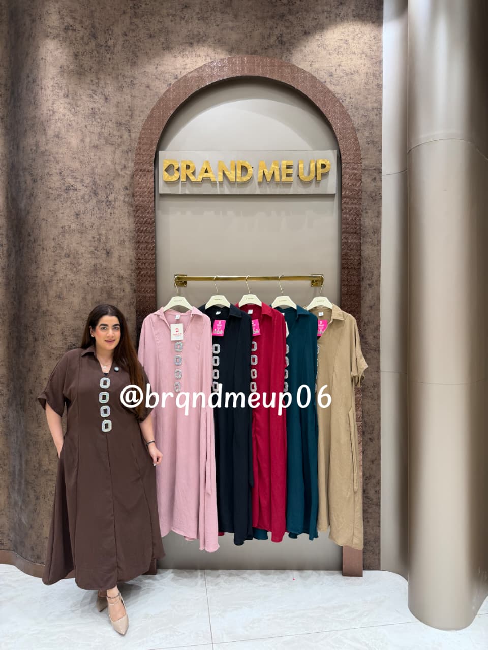 ‘SQUARE’ LONG MAXI DRESS WITH POCKET (SKU-319)
