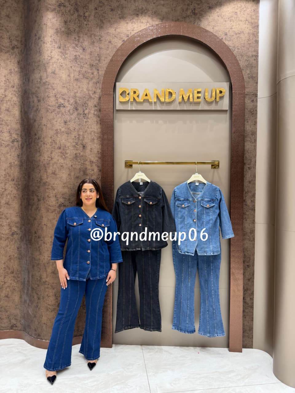 'FAME' DENIM 2PCS CORD (PRM-876)