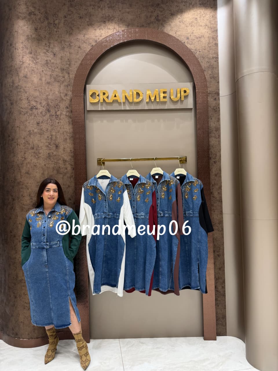‘LIVA’ DENIM DRESS (SKU-358)