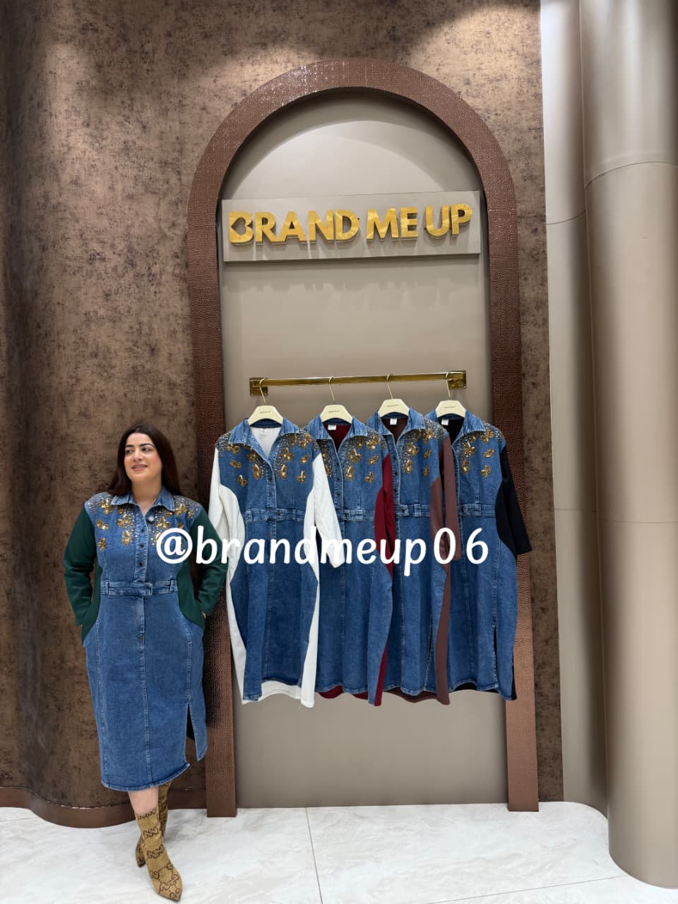 ‘LIVA’ DENIM DRESS (SKU-358)