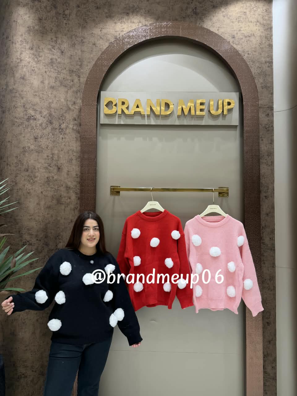 CUTE FUR BALL SWEATER (IMP-731)