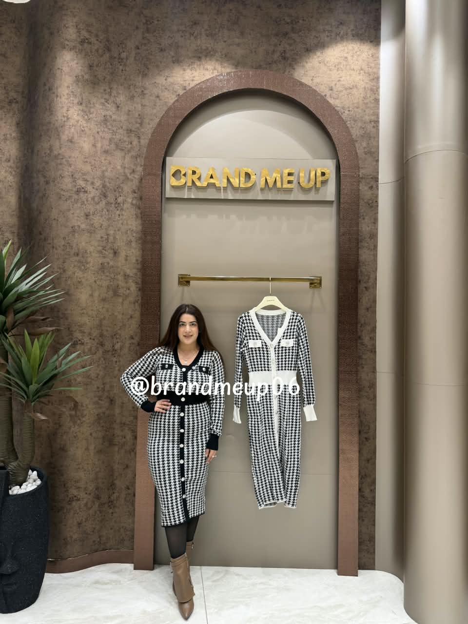Designer Woolen Long Dress (IMP-263)