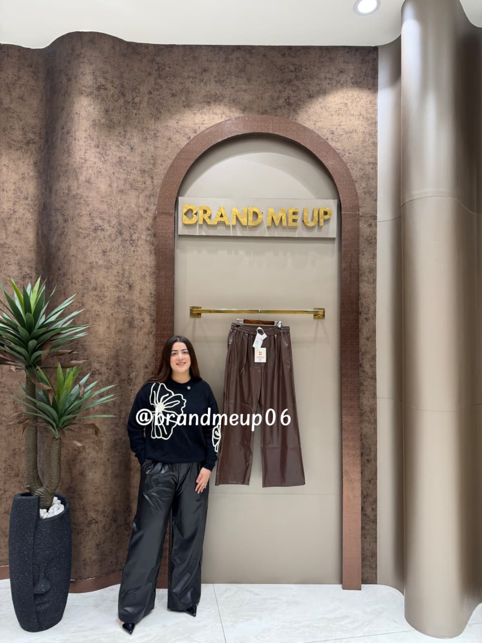 PLAZZO LEATHER PANT (CODE-026) (IMP-708)