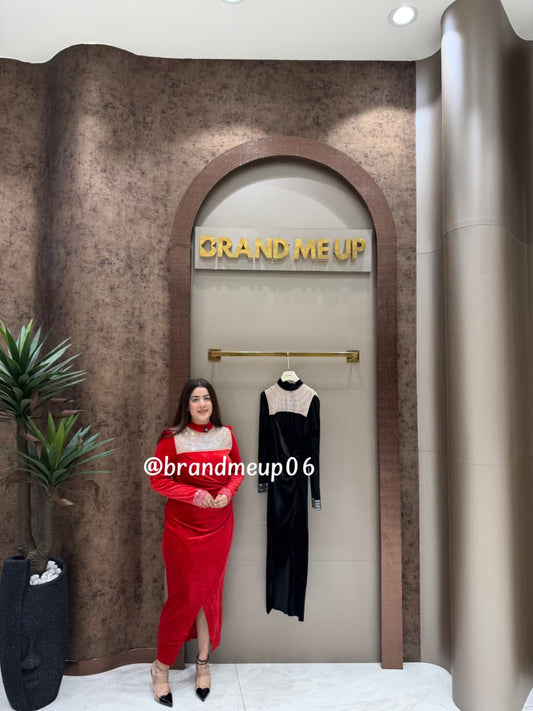 VELVET PARTYWEAR DRESS (VELVET-10)