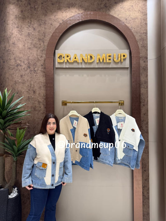 DENIM DESIGNER CARDIGAN (IMP-559)