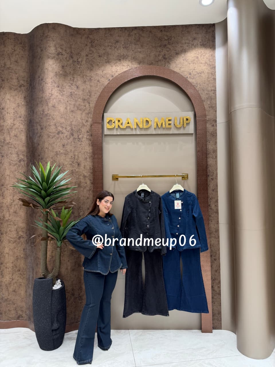 ‘RILO’ 2PCS DENIM CORD (SKU-366) (CODE-2801)