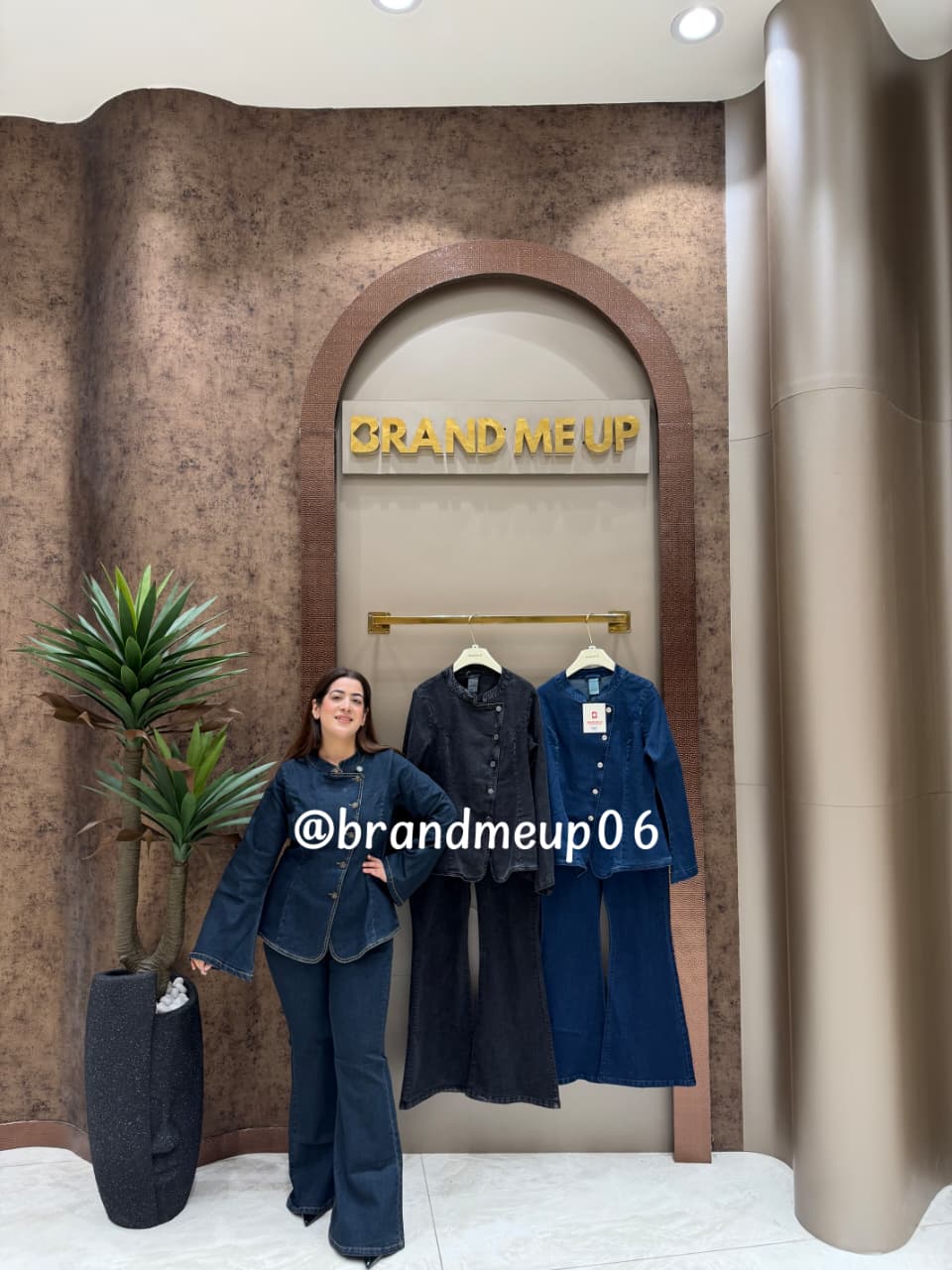 ‘RILO’ 2PCS DENIM CORD (SKU-366) (CODE-2801)