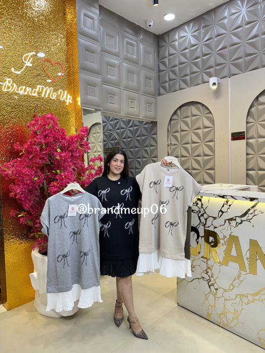 Cute Designer Dress Bow (PRM-541)