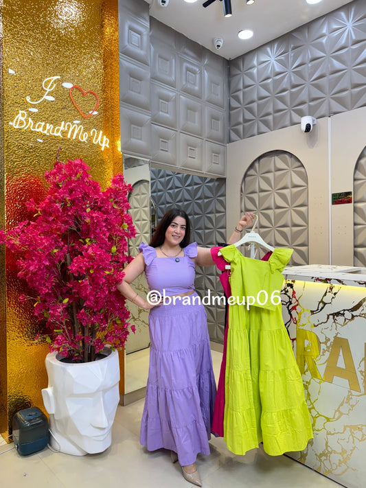 Cotton Skirt Set (SET421)