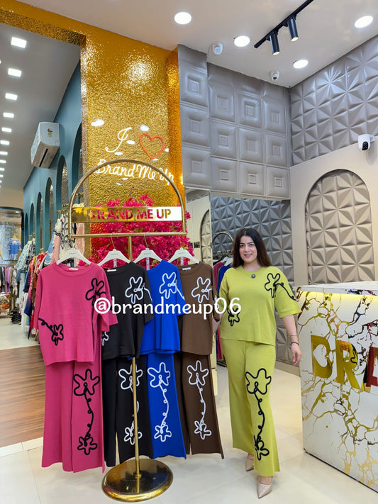 Summer Knit Cord Set (PRM-468)