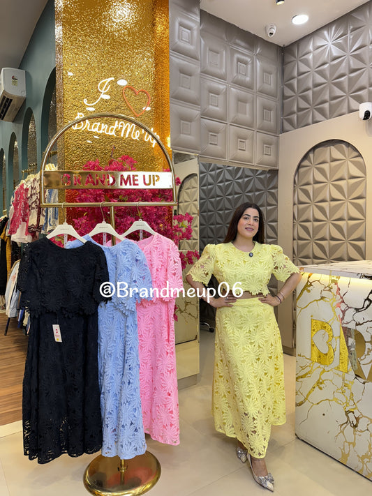 Lace Top And Skirt (PRM-660)