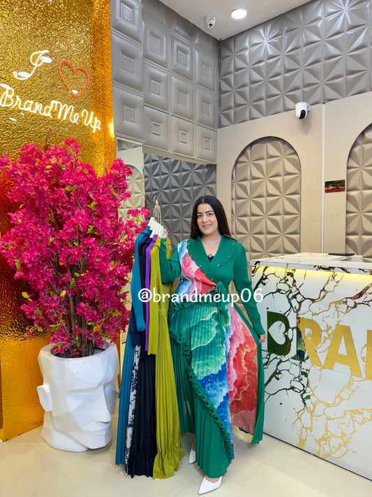 Magic Fabric Print Med Dress (PRM-661)