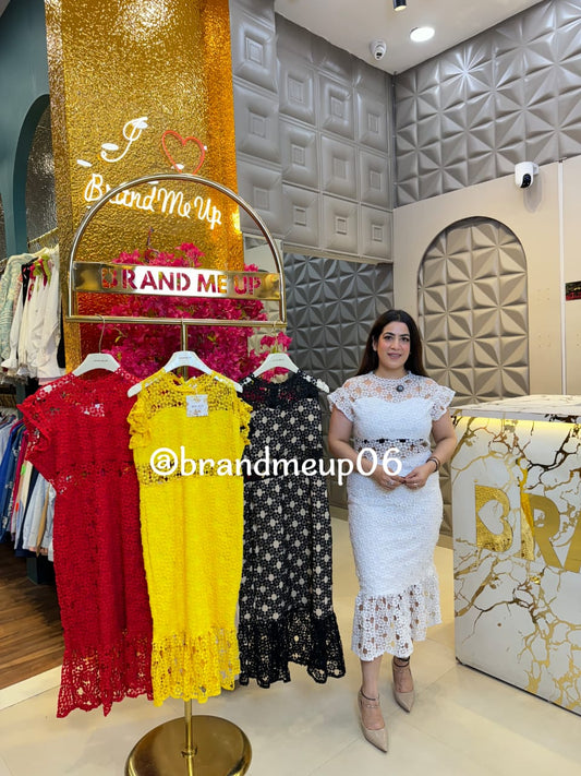 Lace Dress With Inner (PRM-472)