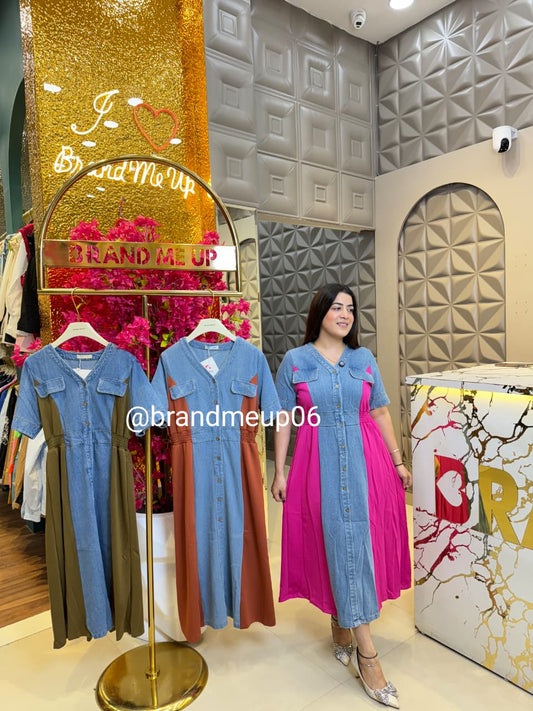 Imported Denim Dress (PRM-363)
