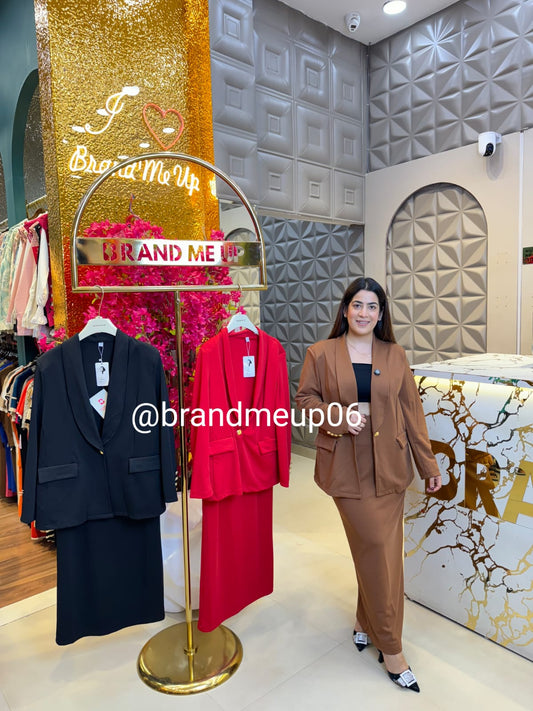 Skirt & Blazer Set (PRM-267)