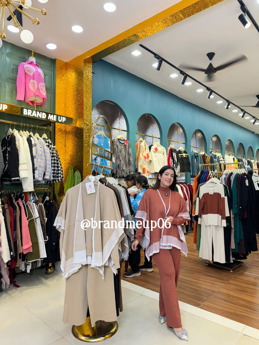 Woolen Cord Set With Stall (IMP-49.)-NEW