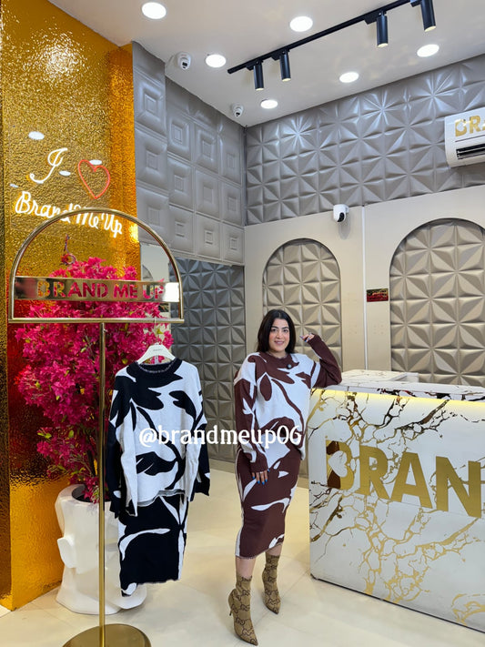 Woolen Top & Skirt Set  (IMP-212)