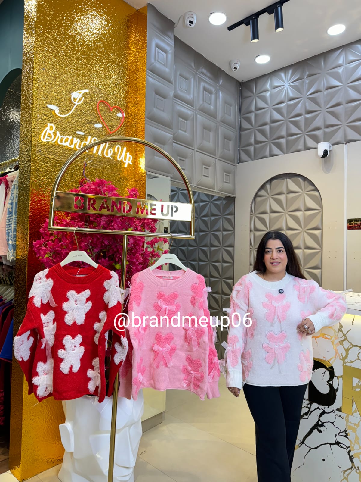 3D Flower Woolen Sweater (IMP-268)