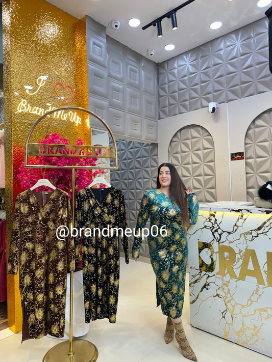 Imported Velvet Dress (PRM-253)