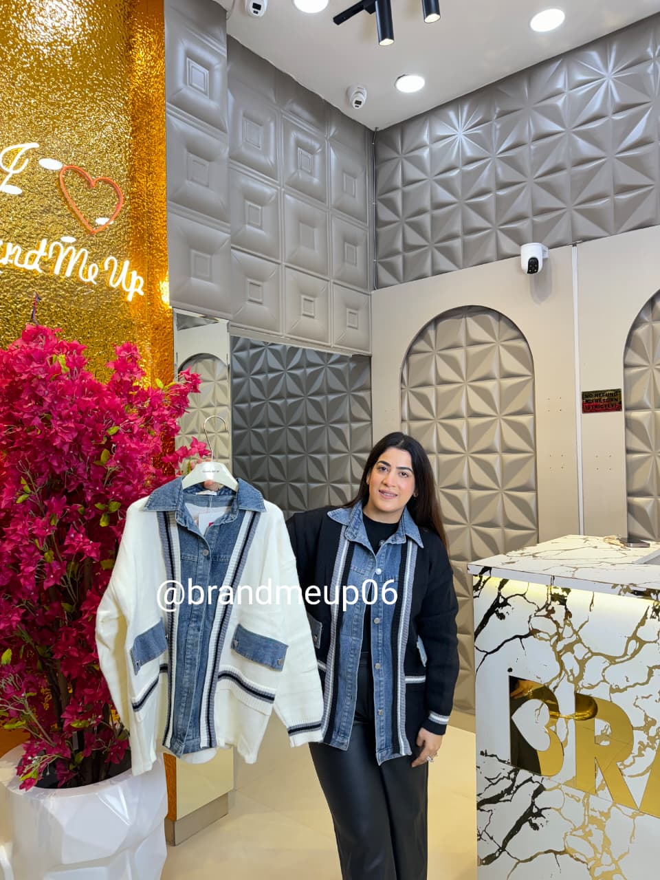 Denim Designer Cardigan (IMP-365)