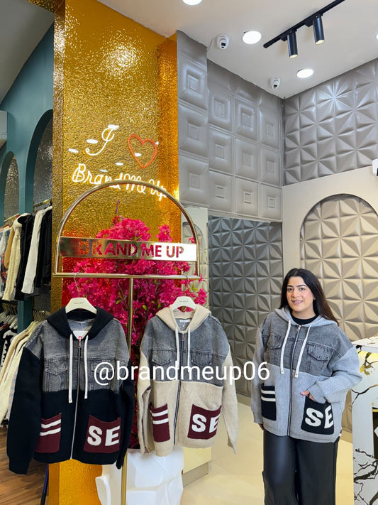 DESIGNER CARDIGAN WITH HOODIE (IMP-558)