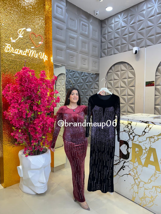 Velvet Long Dress (VELVET-7) (Copy)