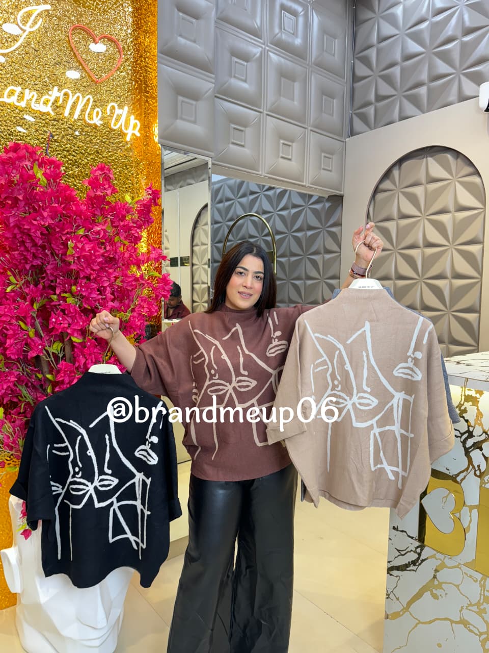 WOOLEN FACE TOP  (IMP-480)