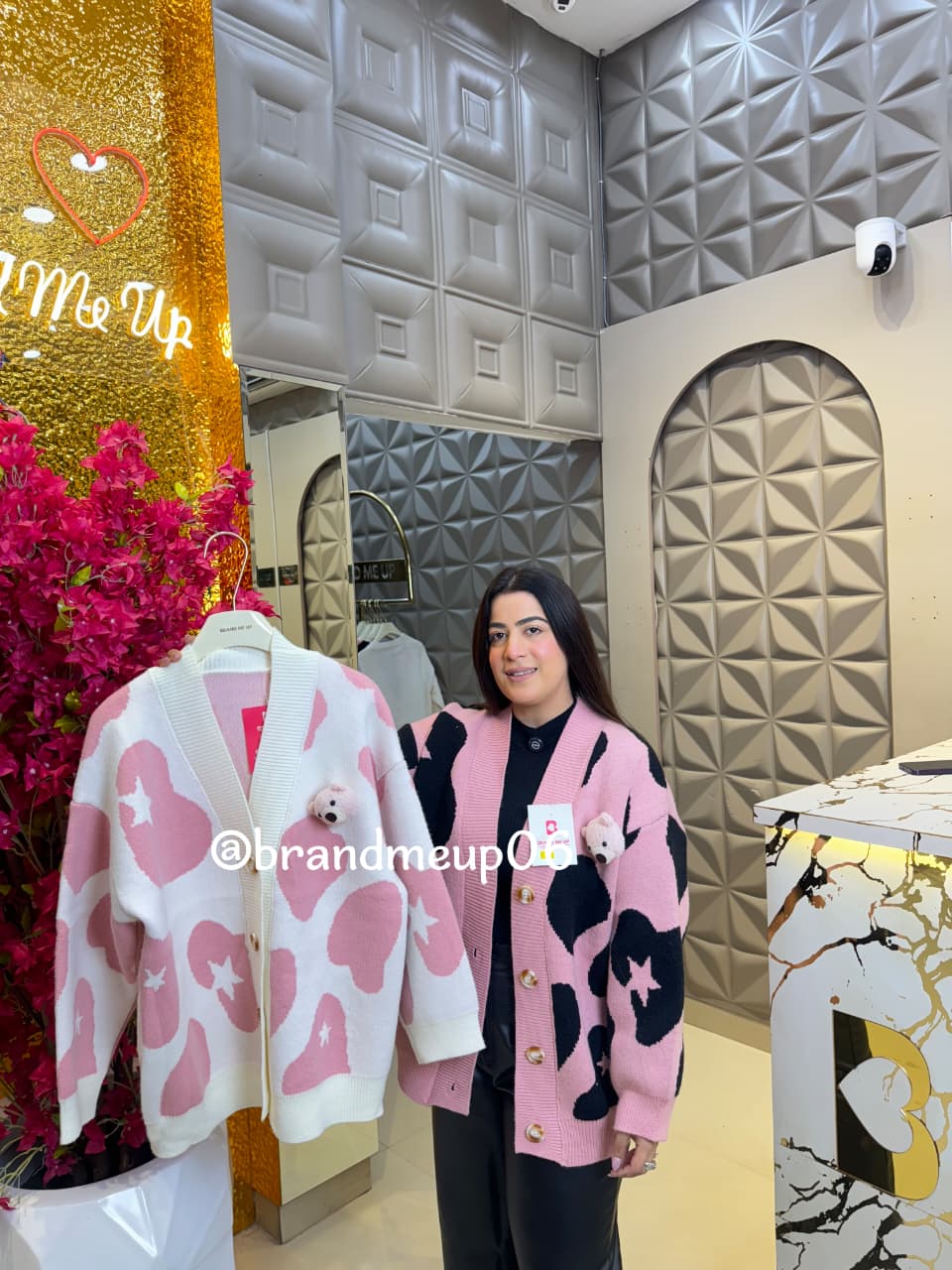 Cute Teddy woolen cardigan (IMP-361)