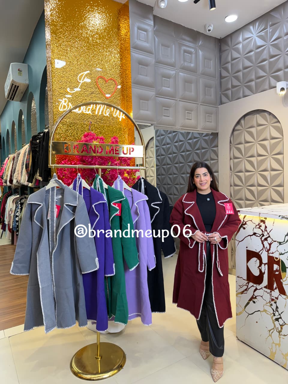 Long Coat with Belt  (IMP-343)