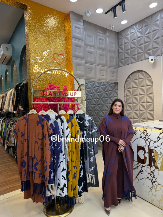 Woolen cord Set With Shawl (IMP-296)