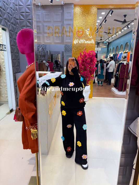 CUTE FLOWER WOOLEN CORD (IMP-658)