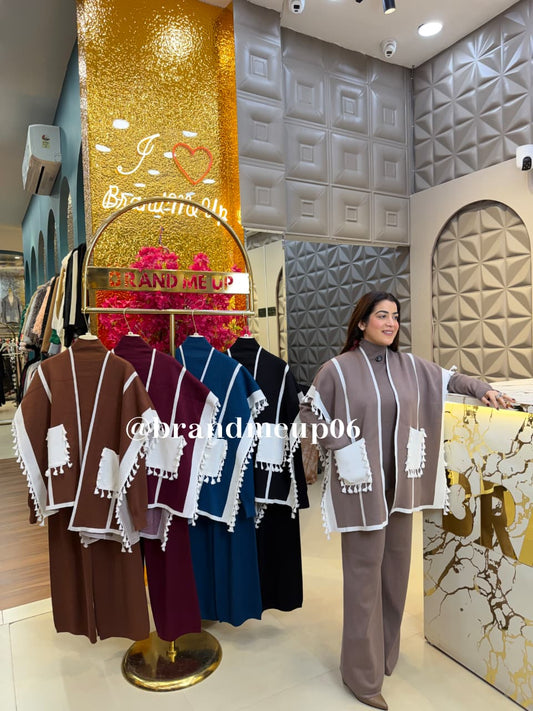 WOOLEN CORD WITH DESIGN SHAWL (IMP-565)
