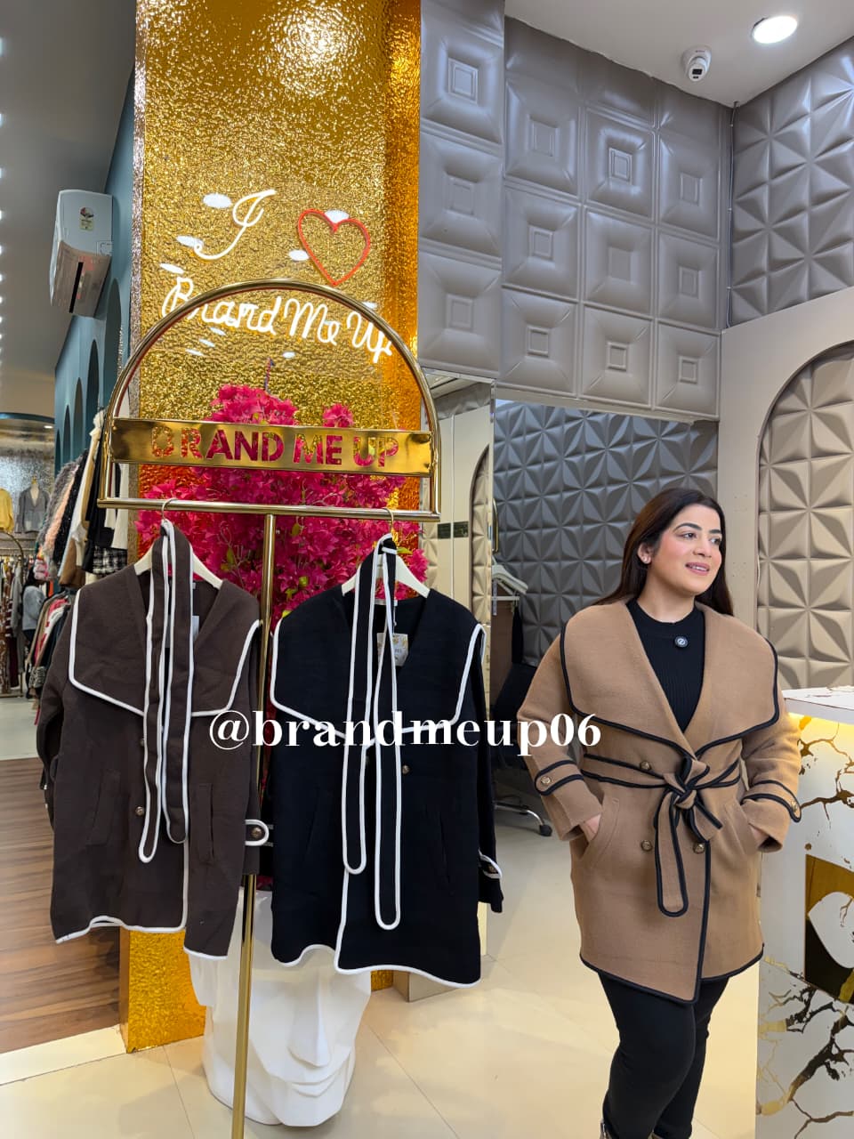 Long Coat With Belt - PLAIN (IMP-244)