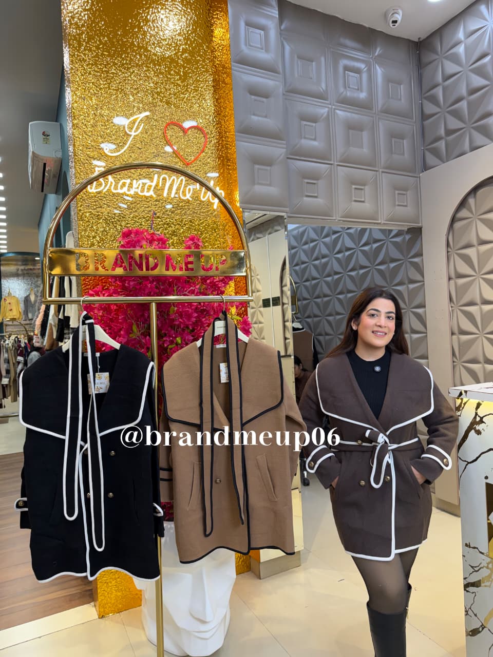 Long Coat With Belt - PLAIN (IMP-244)