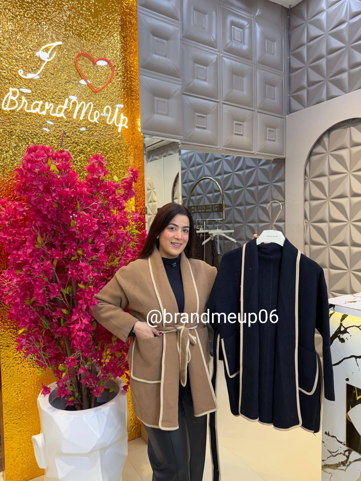 Woolen Coat with Belt (IMP-441)