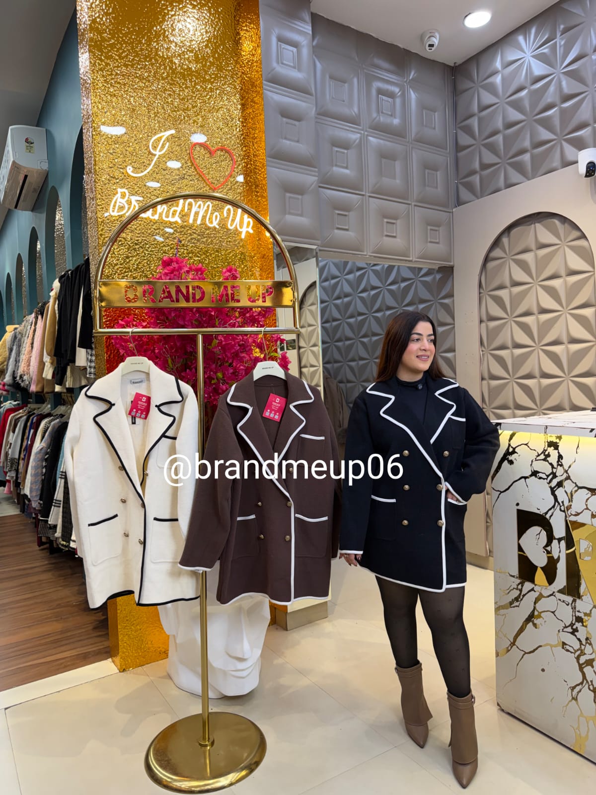 Woolen Coat With Golden Button (IMP-250)