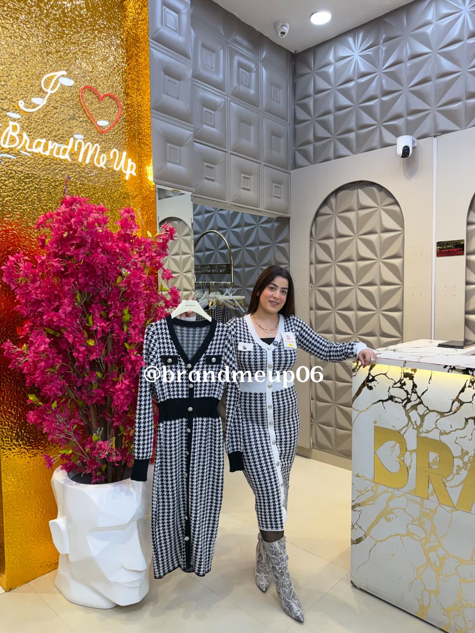 Designer Woolen Long Dress (IMP-263)