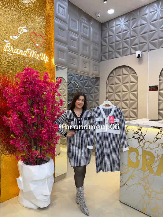 Designer Woolen Dress  (IMP-255)