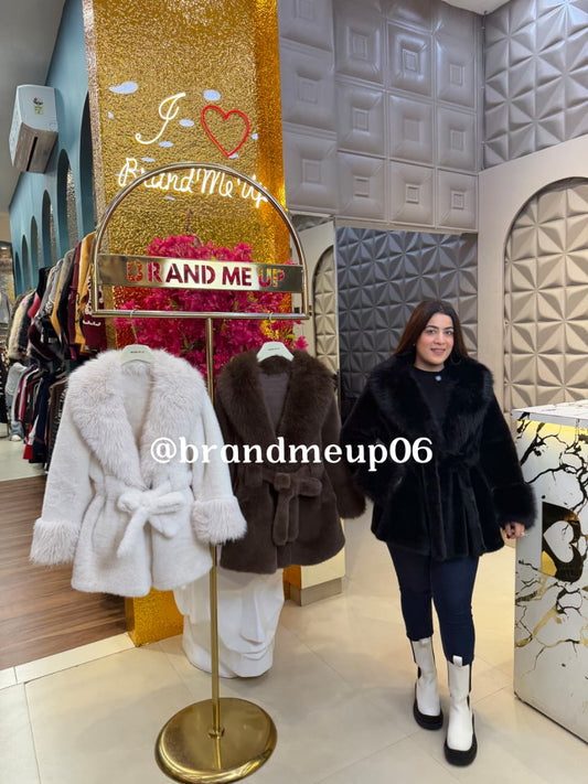 Fur Coat With Belt (FUR-1)