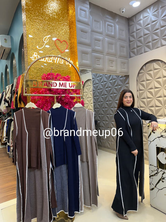 WOOLEN CORD WITH CUT SLEEVES SHRUG (IMP-724)