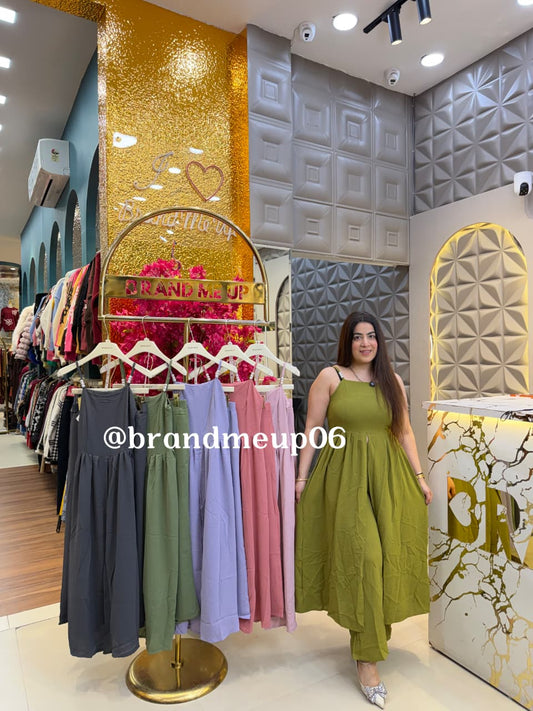 Long Top With Pant Set (SET430)