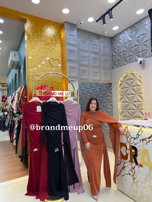 MPORTED CAPE DRESS (PRM-813)