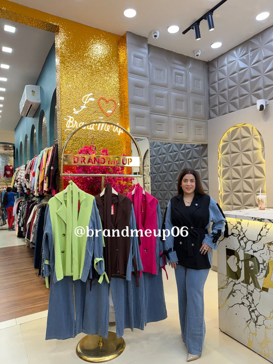 IMPORTED DENIM CORD SET (PRM-713)