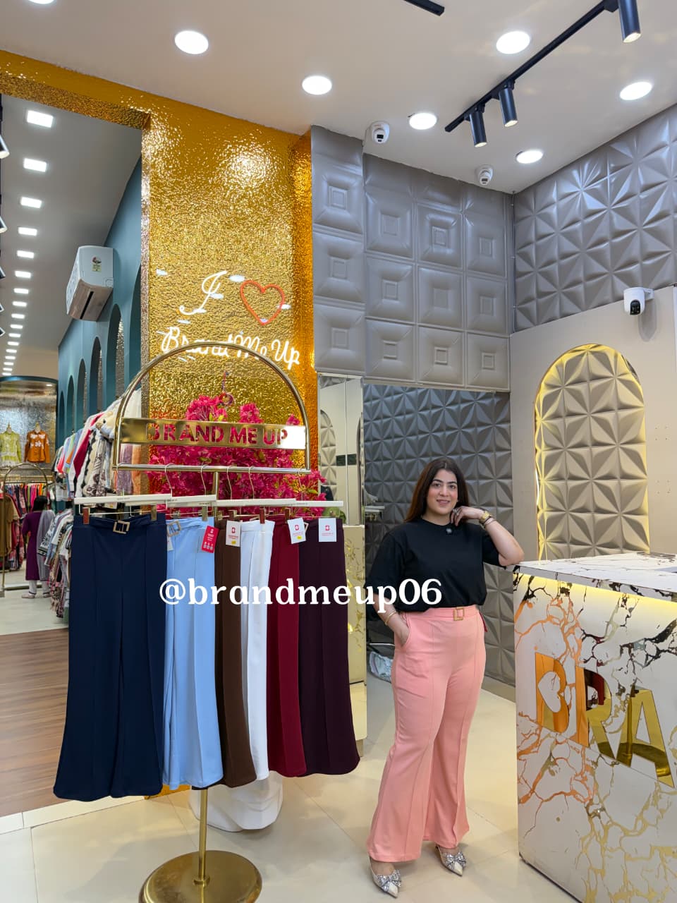 PLAIN BUCKLE PANT (PRM-842)