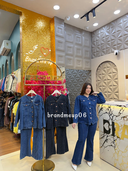 'FAME' DENIM 2PCS CORD (PRM-876)