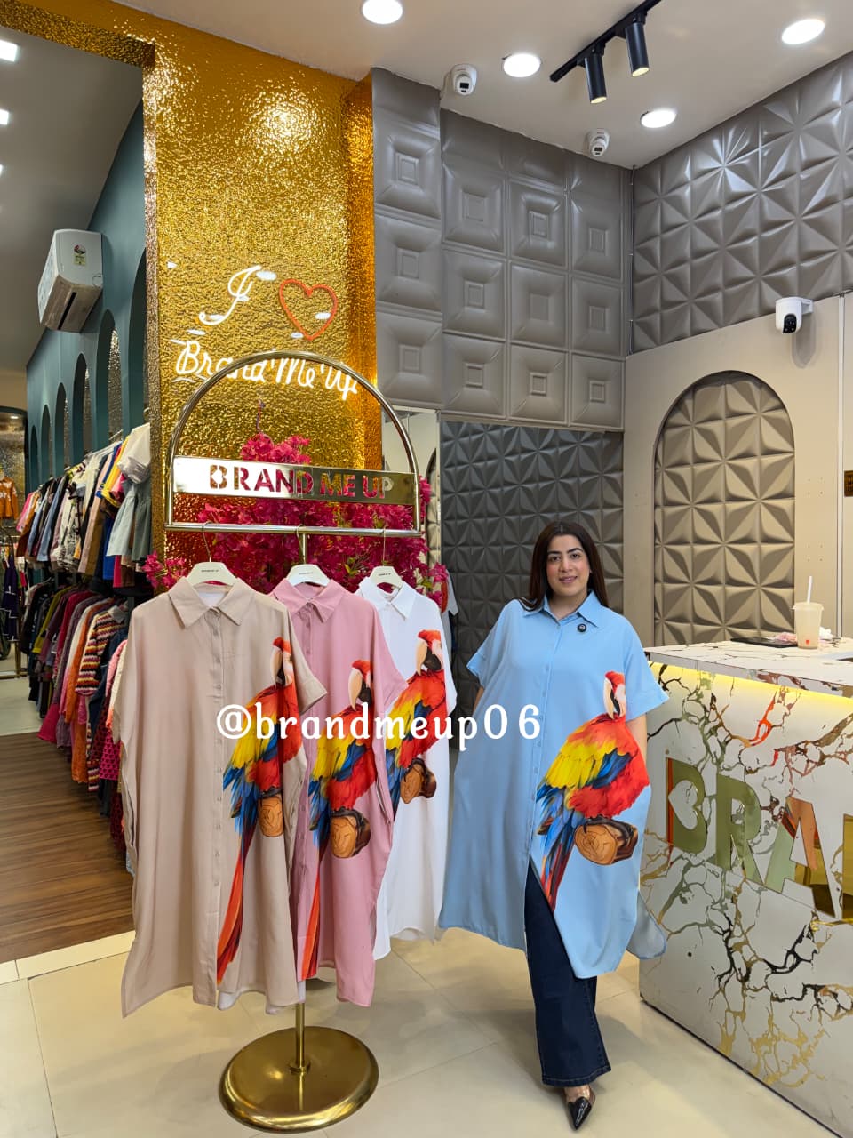 PARROT LONG DRESS (DRESS-349)
