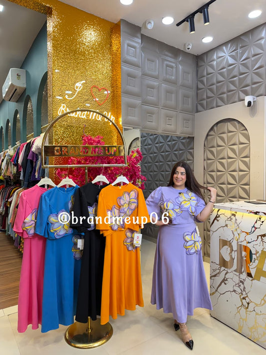 ‘DIMPLE’ 2PCS SKIRT SET  (CODE- 66188) (PRM-1000)